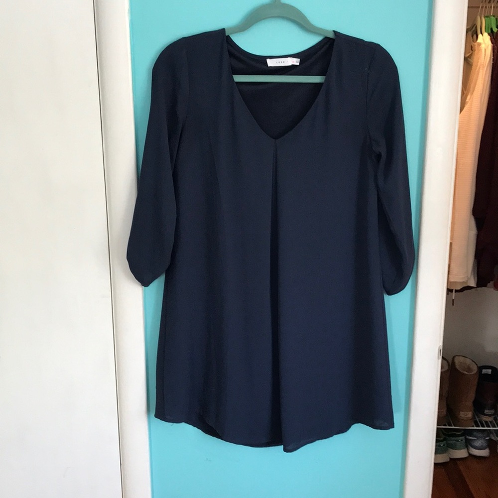 Navy lush shift dress